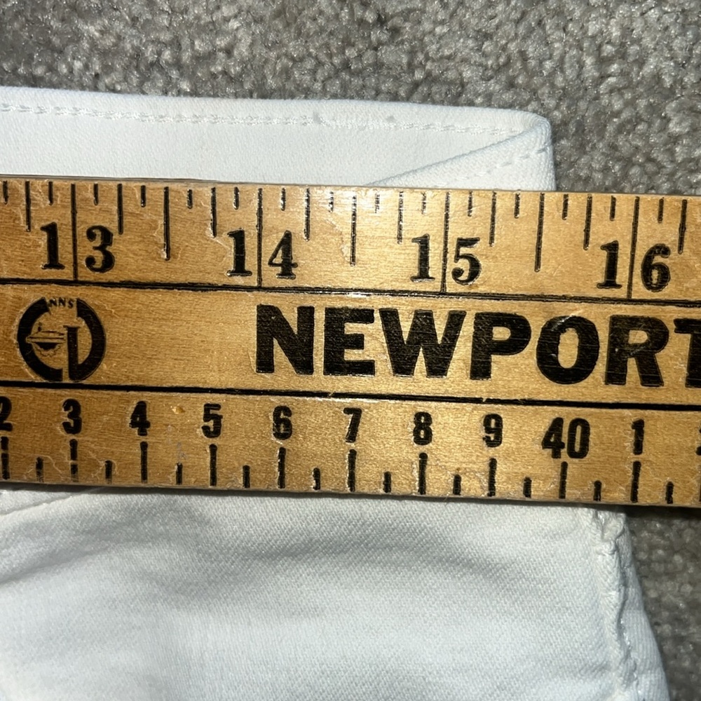 Lafayette 148 New York White Cropped Jeans - Picture 9 of 12